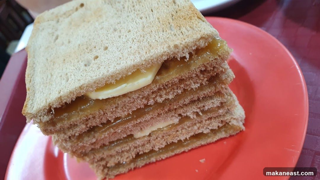 Toast with Kaya and Butter