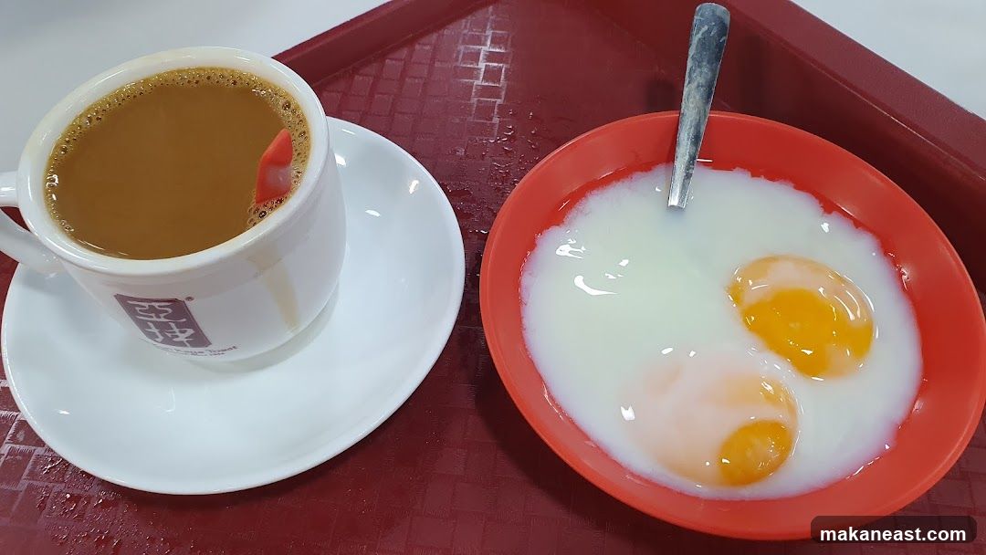 Coffee and soft-boiled eggs