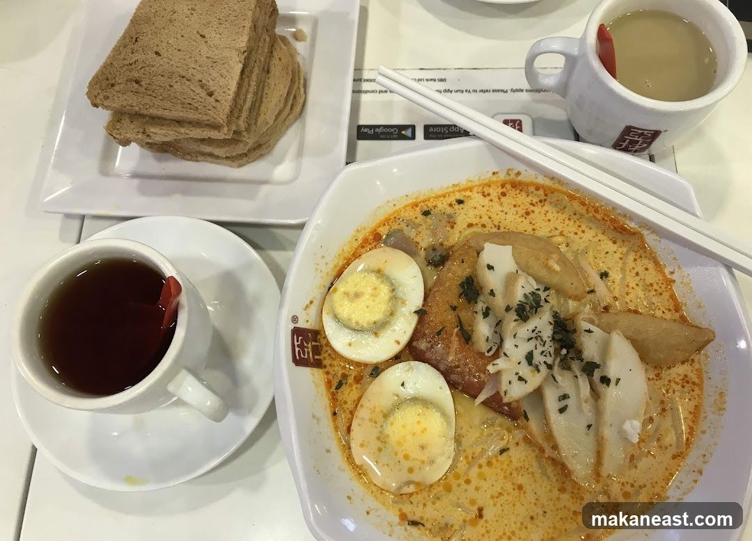 Laksa and Toast