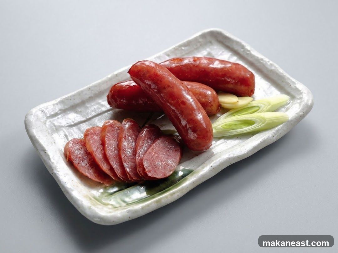 Sausages with Garnish