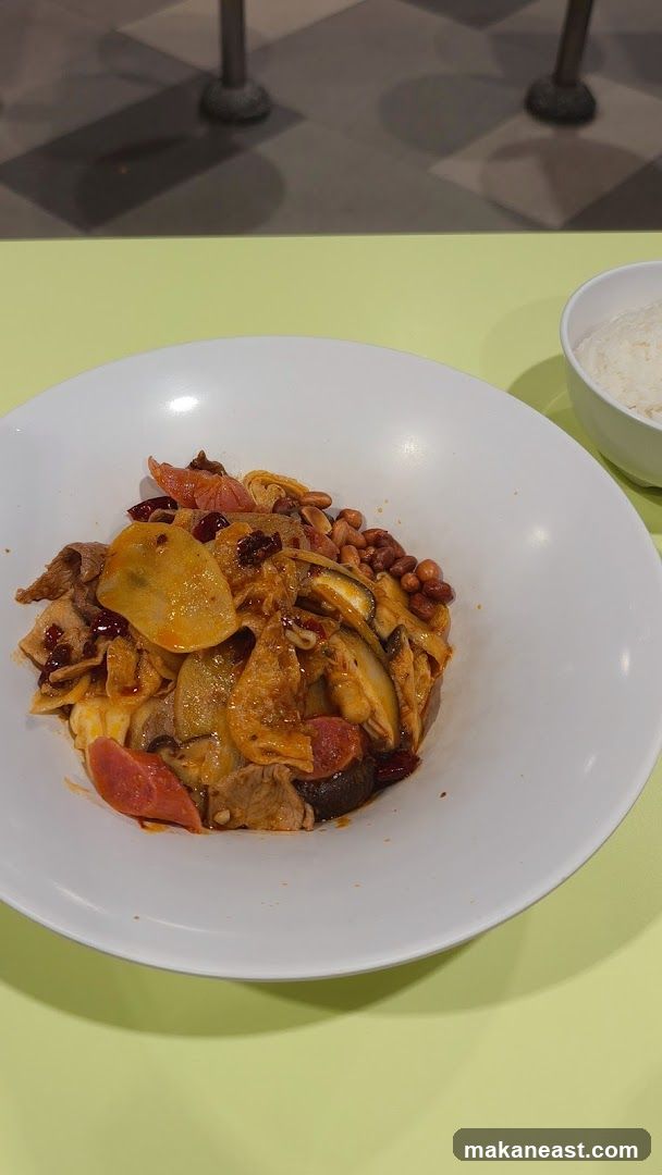 Spicy Stir-Fried Dish with Rice