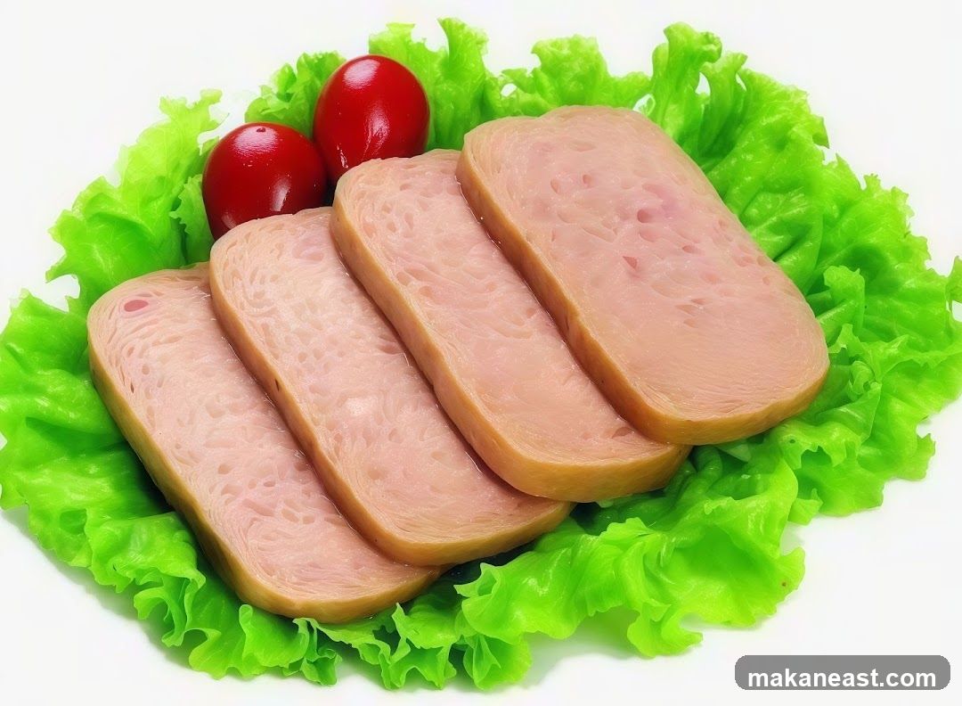 Sliced Ham and Cherry Tomatoes