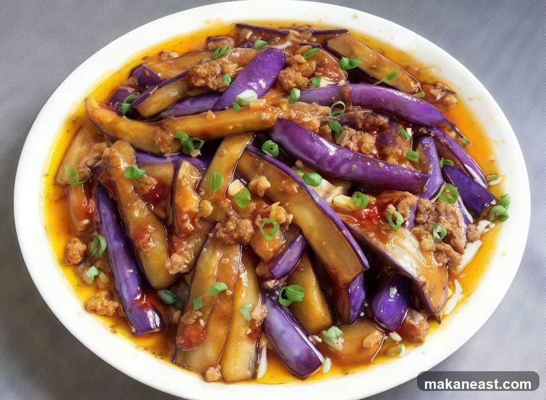 Stir-fried Eggplant with Minced Meat