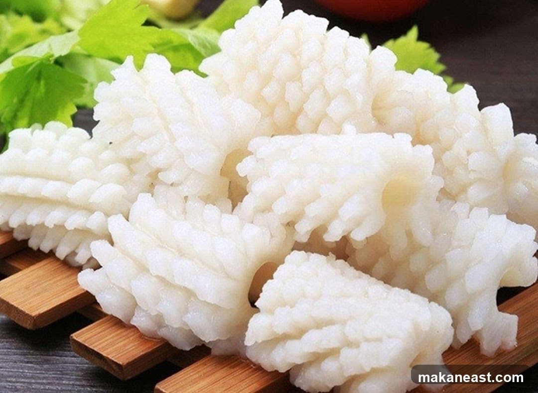 Prepared Squid