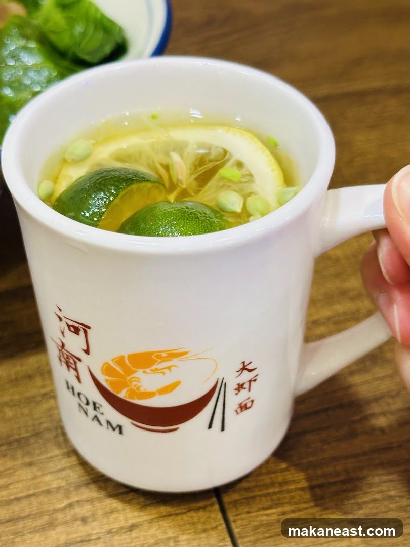 Drink with Lemon and Lime