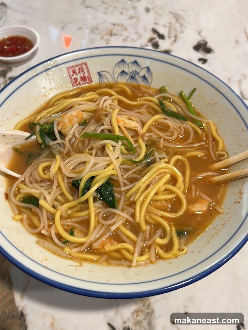 Noodle Soup with Shrimp