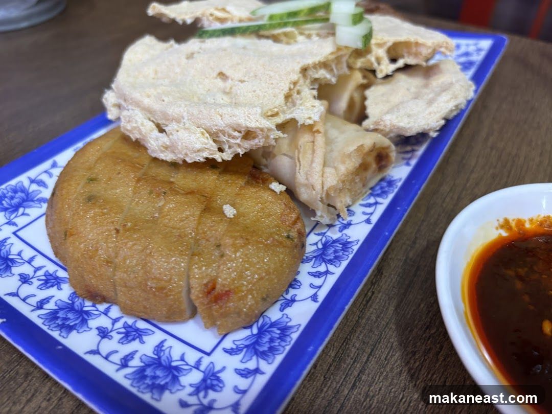 Fried Fish Cake with Dipping Sauce