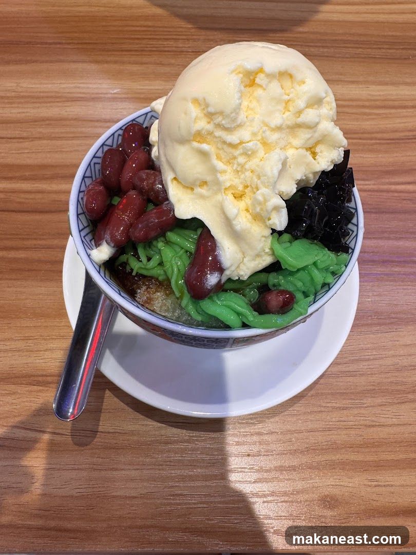 Cendol with Ice Cream
