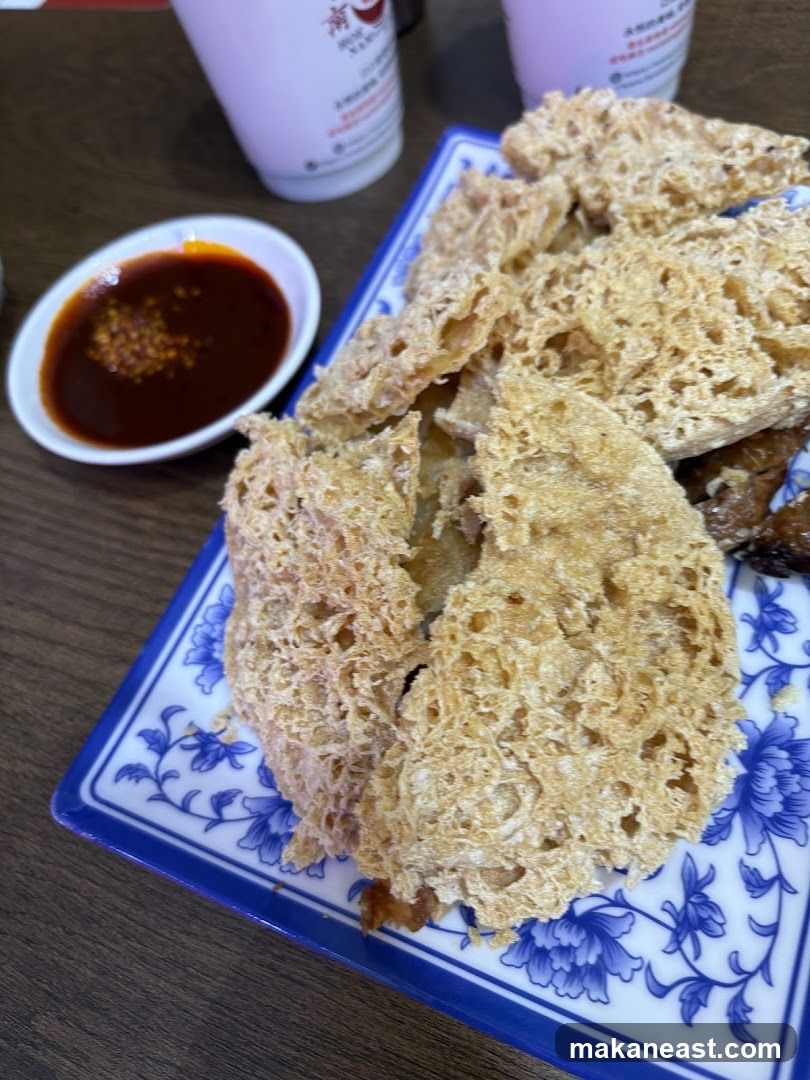 Fried Food with Dipping Sauce