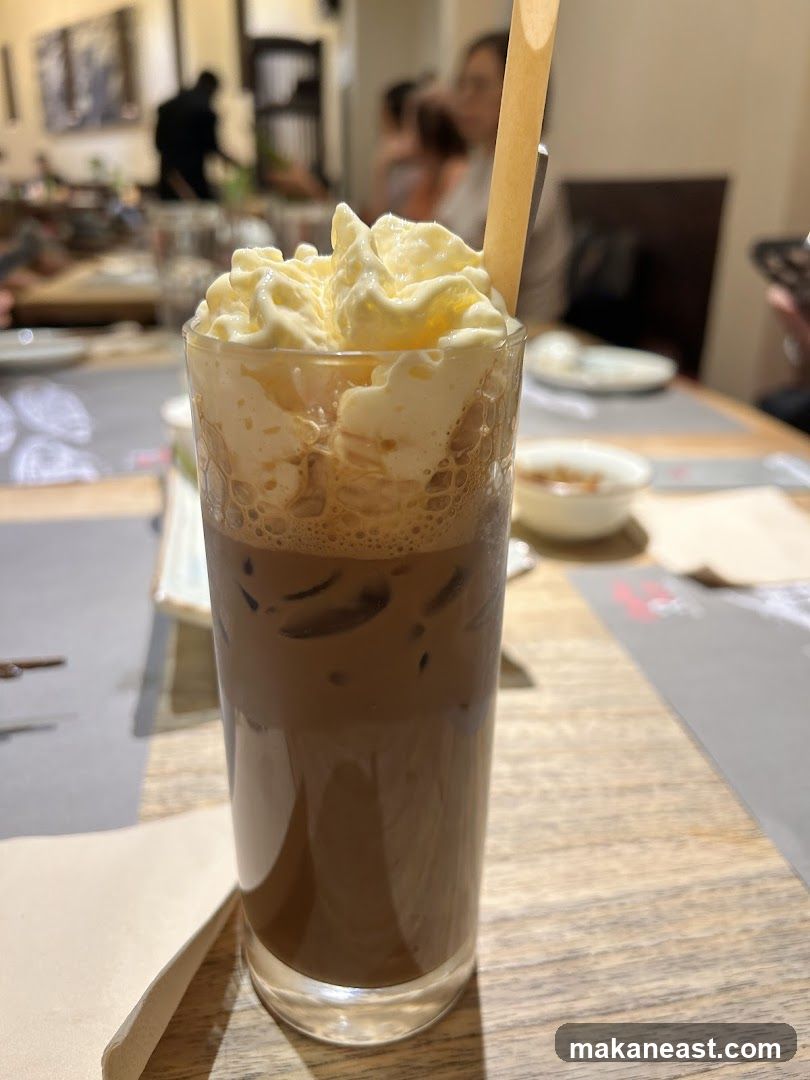 Iced Coffee with Whipped Cream