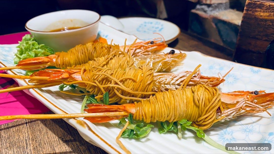 Crispy Noodle Wrapped Shrimp