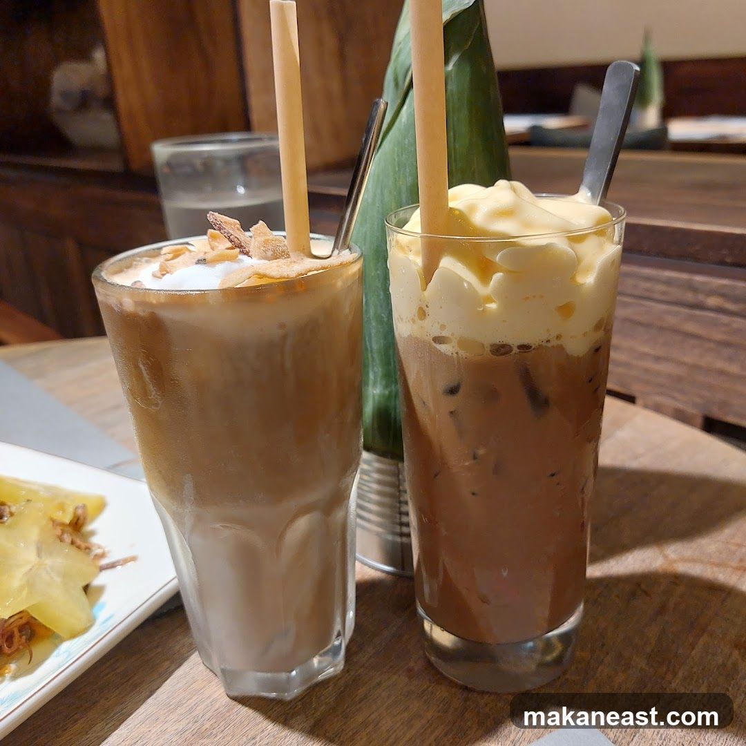 Two Iced Coffee Drinks