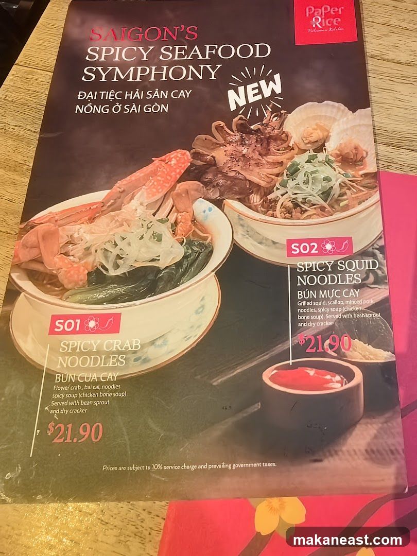 SAIGON'S SPICY SEAFOOD SYMPHONY