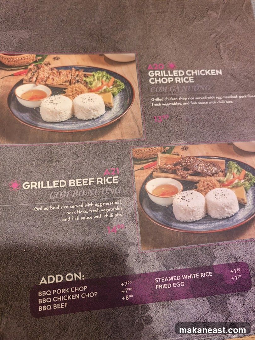 Menu Items