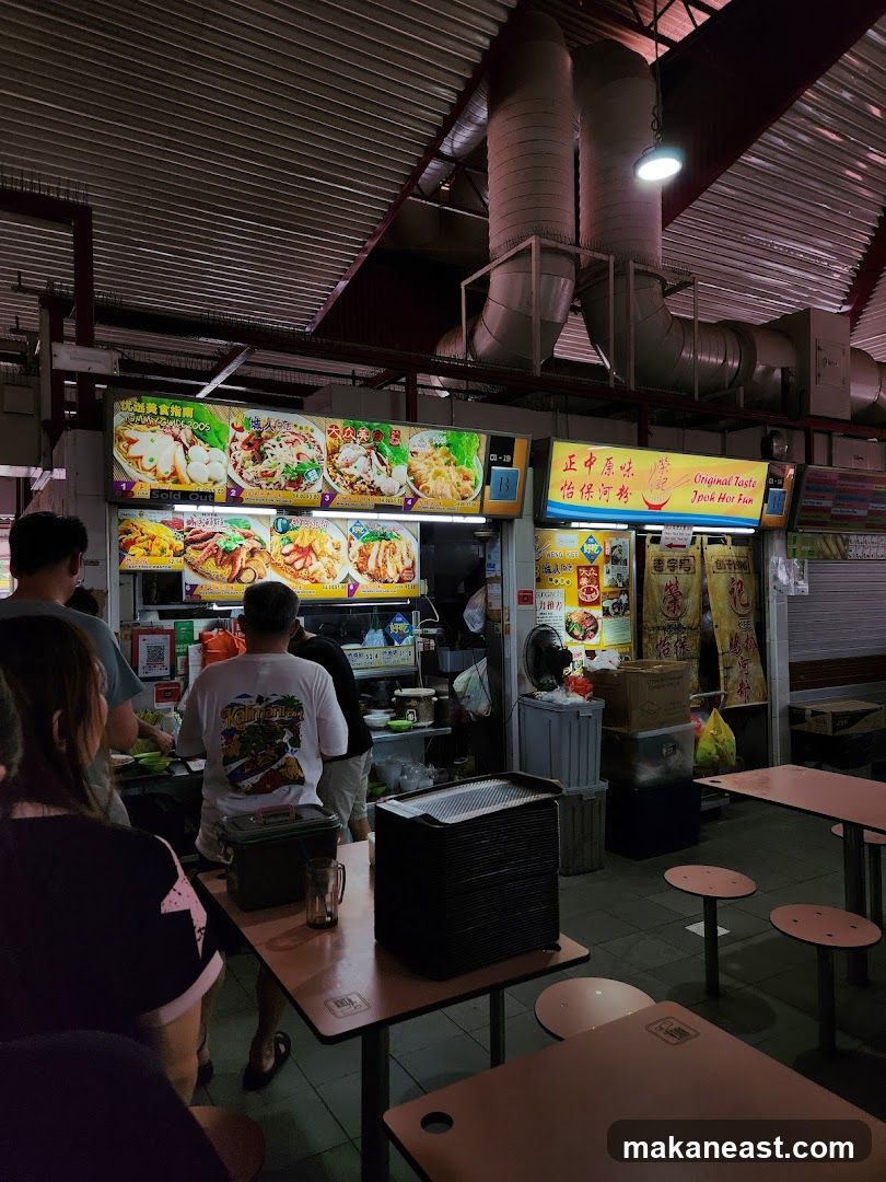 Food Stall with Menu Displays