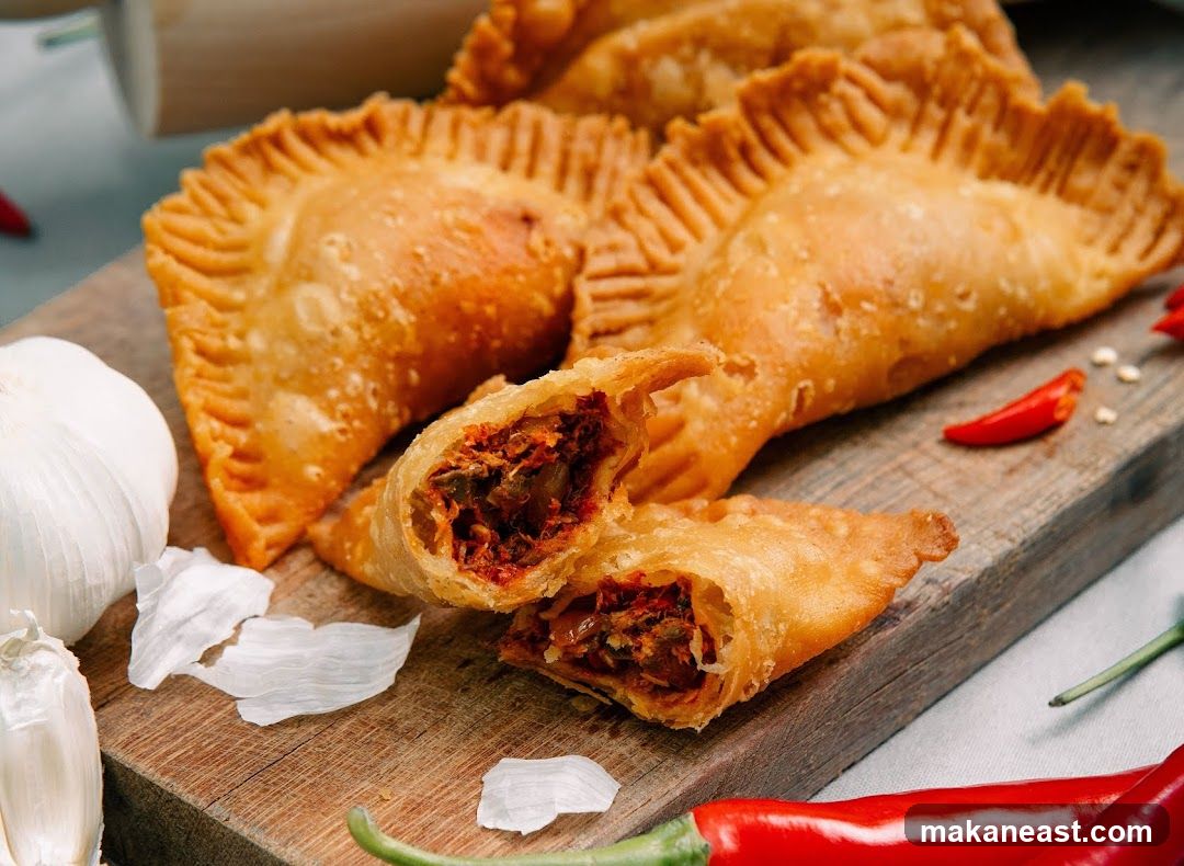 Empanadas with Garlic and Chili Peppers