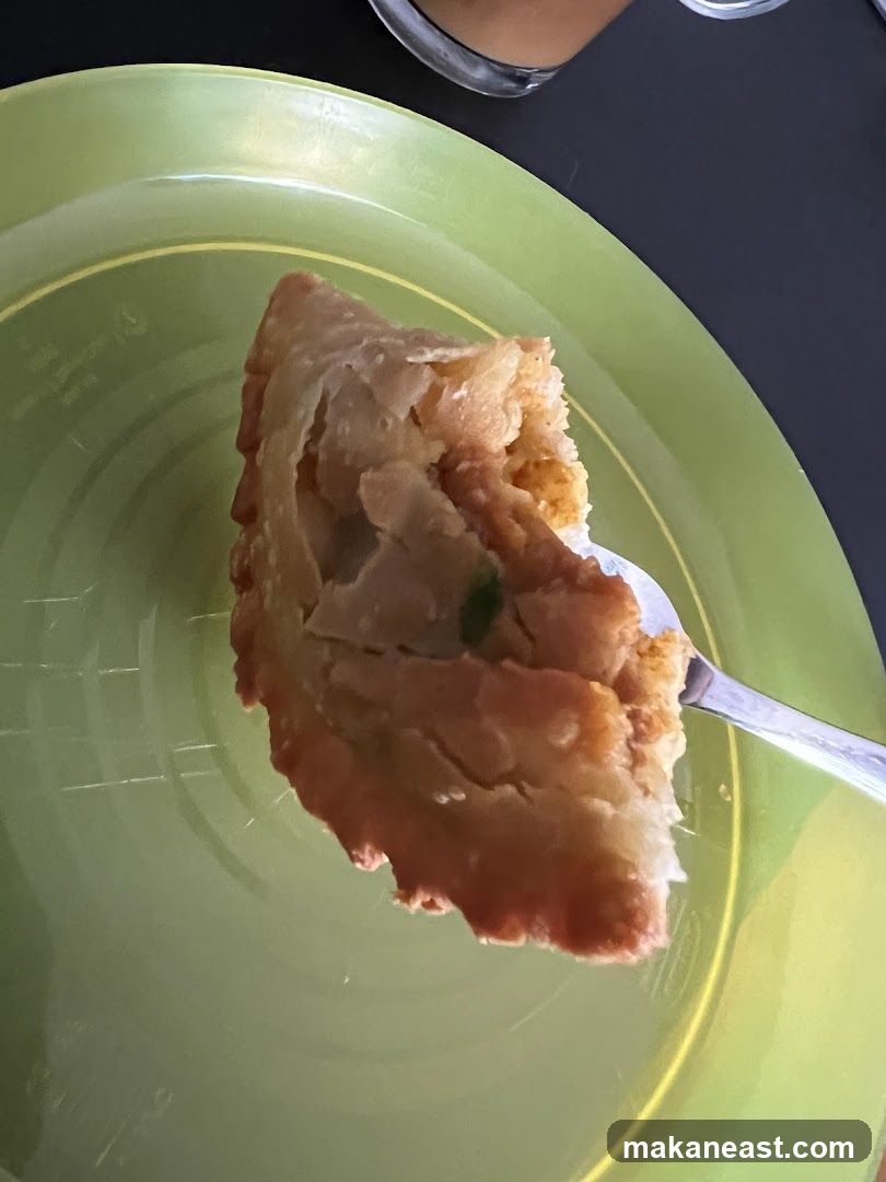 Samosa on a Plate