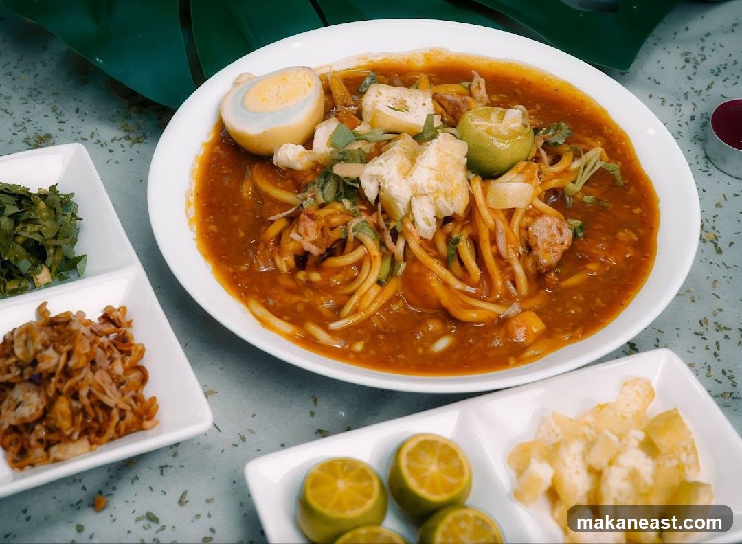 Noodle Dish with Sides