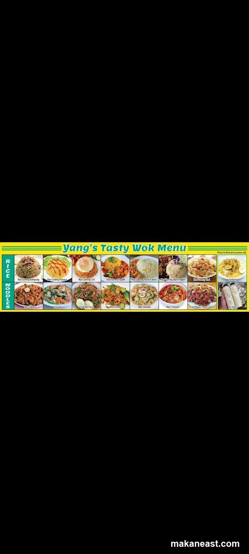 Yang's Tasty Wok Menu