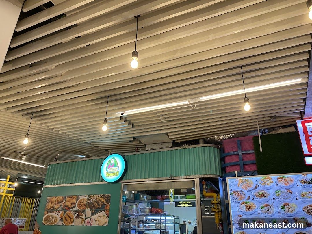 Food Stall with Menu and Signage