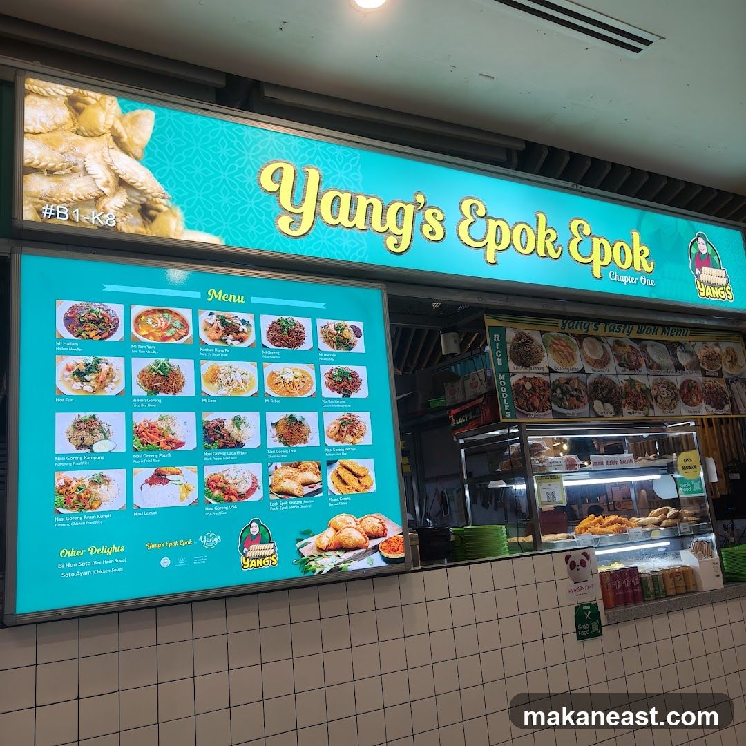 Yang's Epok Epok Menu
