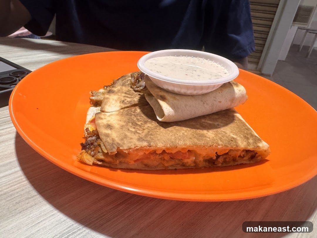 Quesadilla with Dip