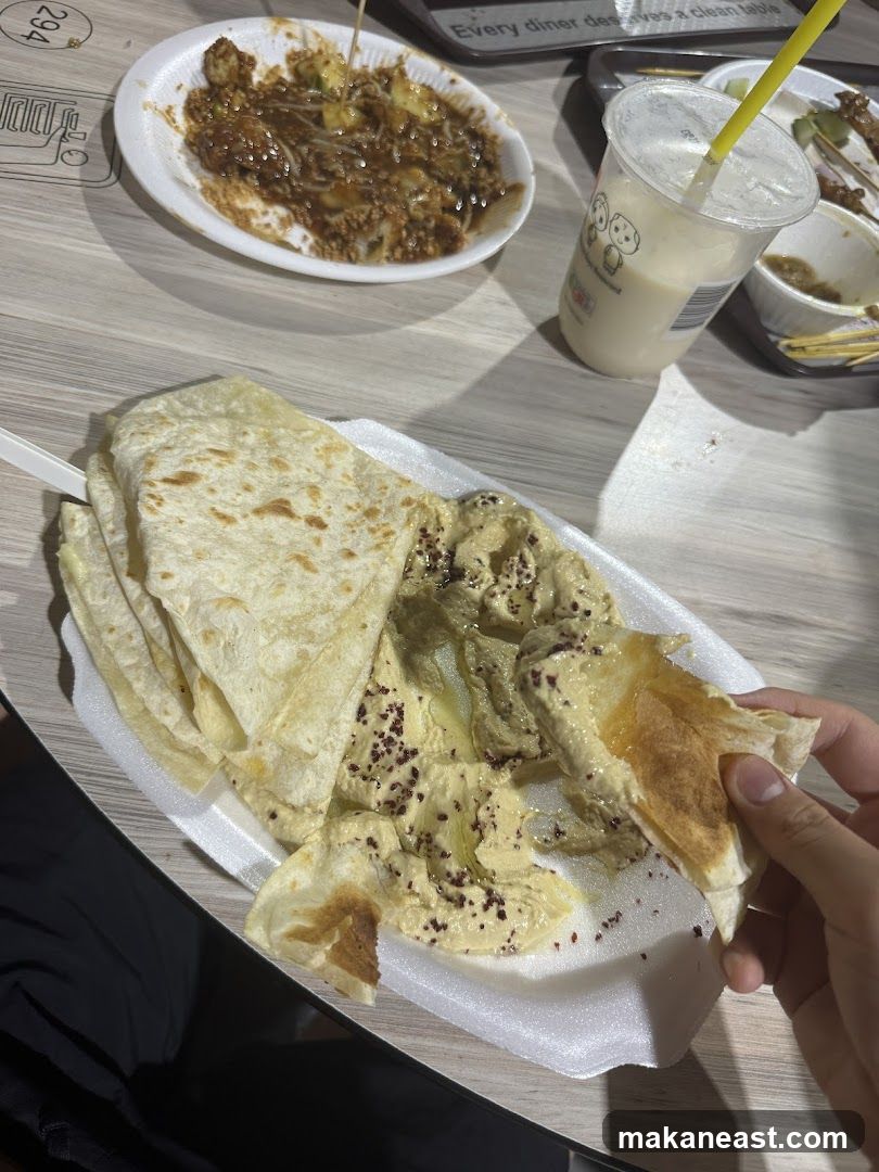 Hummus and Flatbread