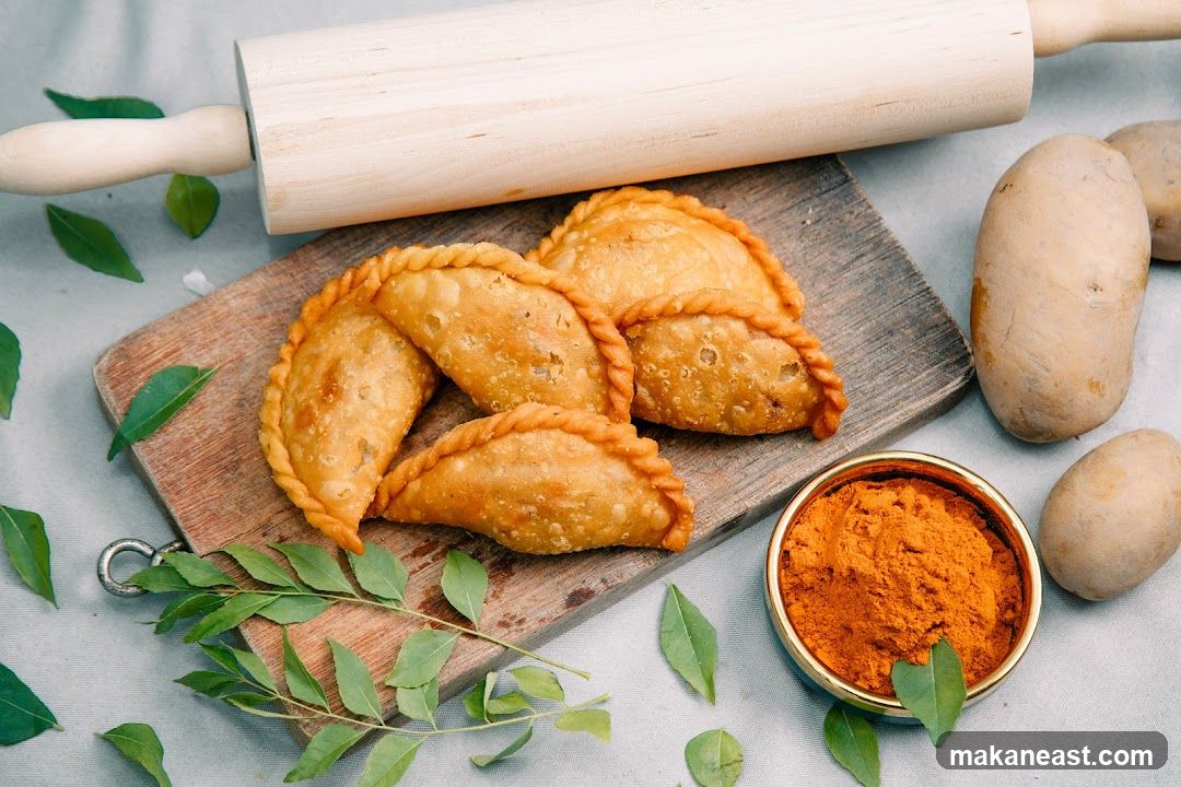Curry Puffs and Ingredients