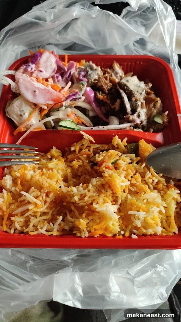 Shawarma and Rice Platter