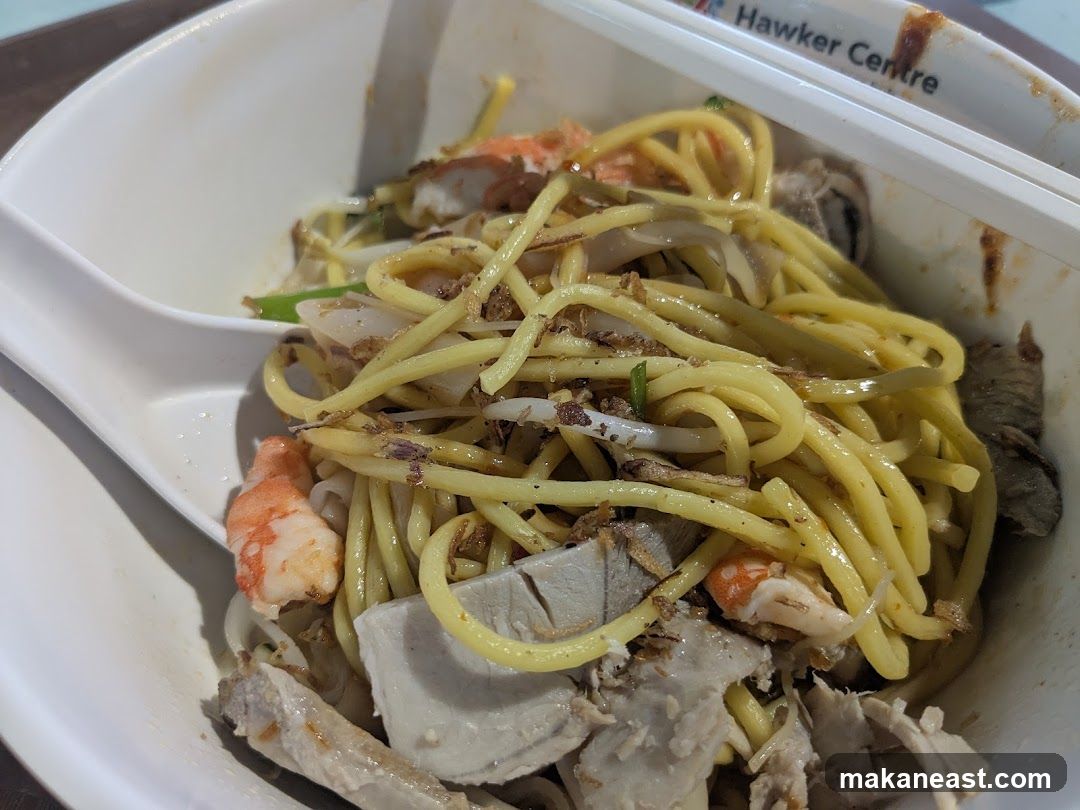 Noodles with Shrimp and Meat