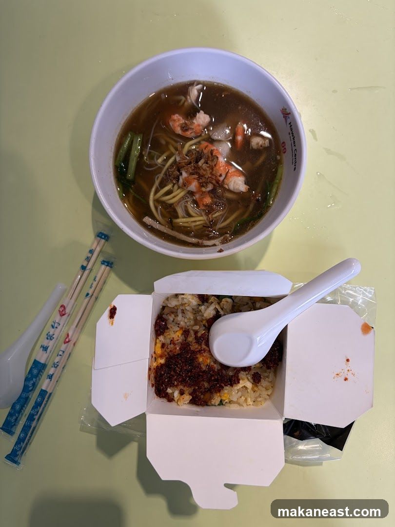 Noodles and Fried Rice