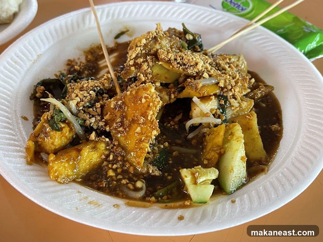 Fried Tofu and Vegetable Salad