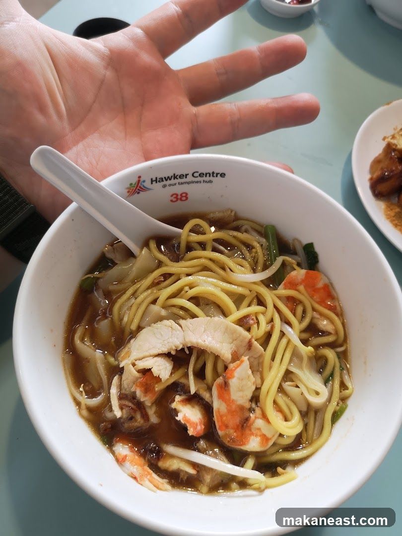 Noodle Soup with Shrimp and Pork