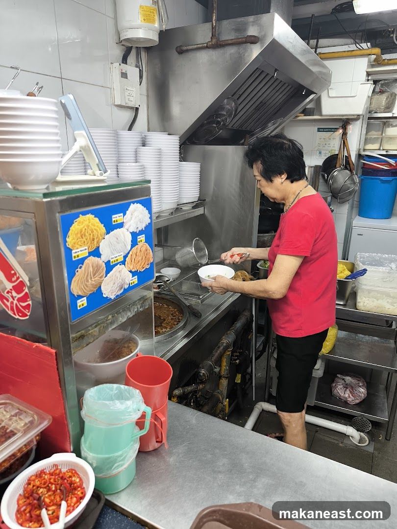 Noodle Stall Preparation