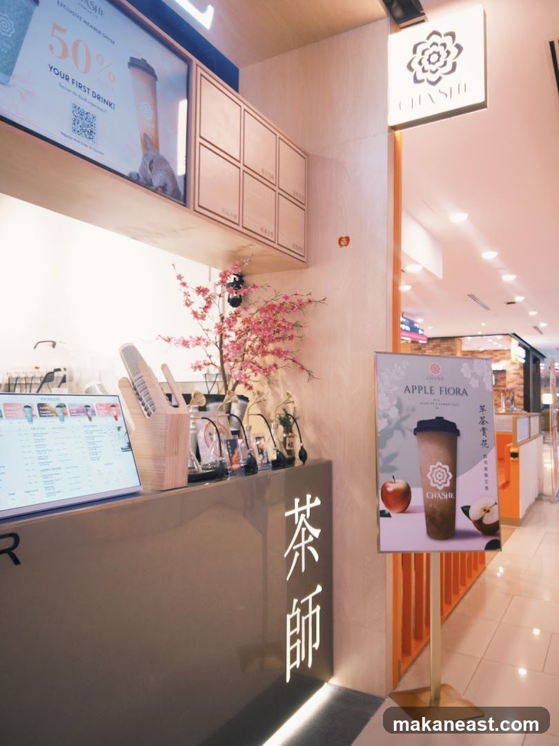 Bubble Tea Shop Counter