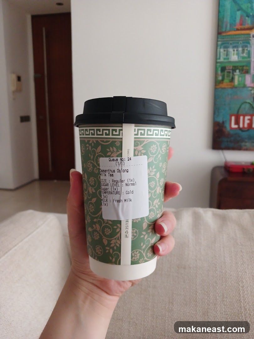 Osmanthus Oolong Milk Tea
