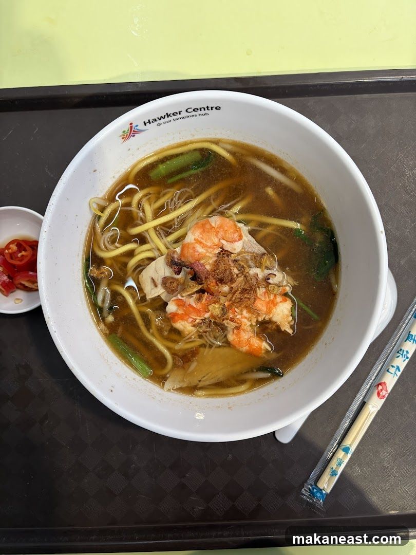Noodle Soup with Shrimp