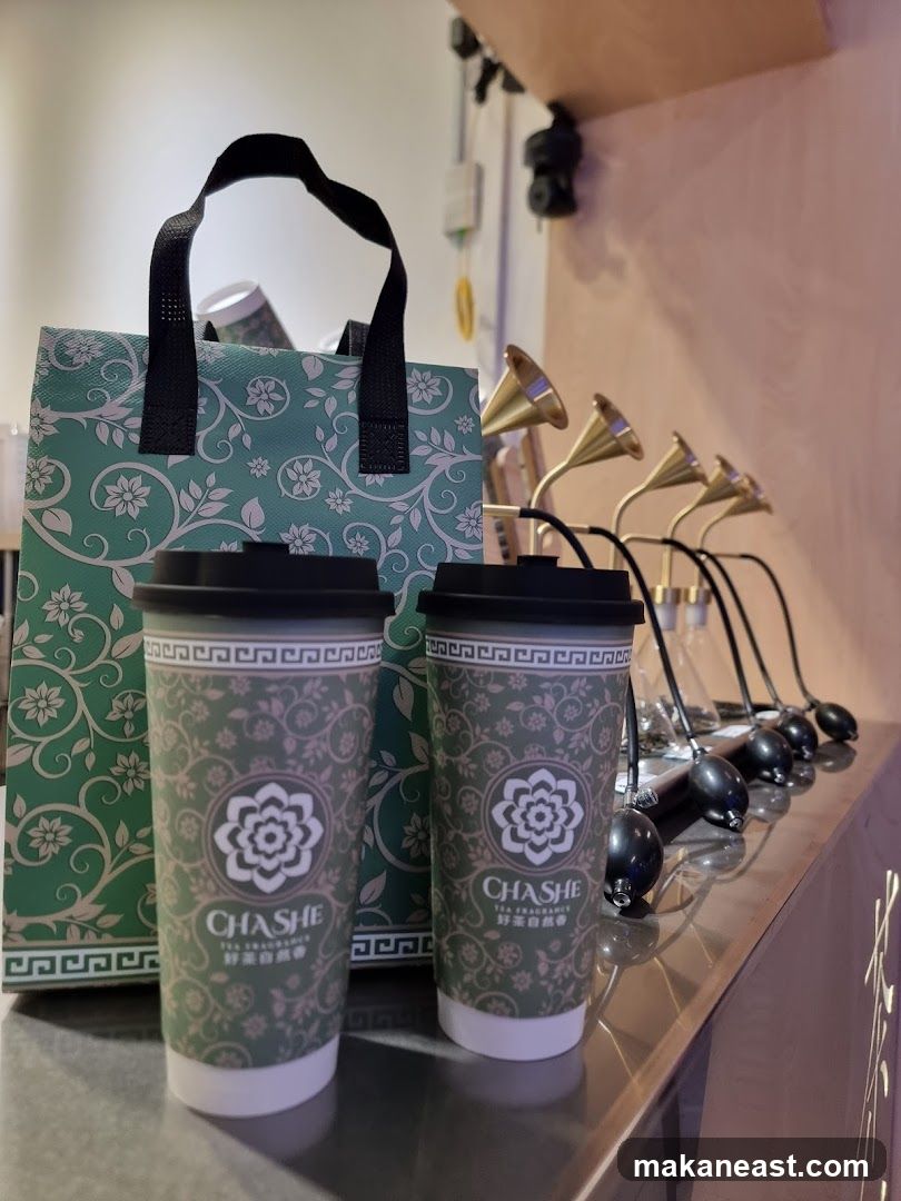 Chashe Tea Fragrance Cups and Bag
