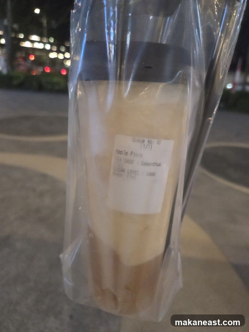 Beverage with Label