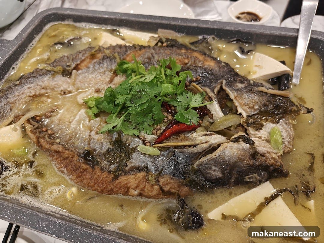 Steamed Fish with Tofu and Vegetables