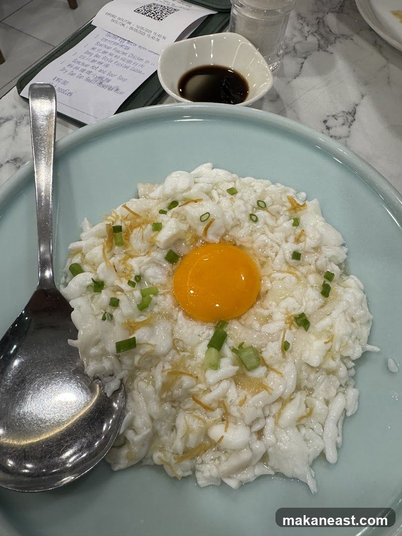 Steamed Egg with Egg Yolk
