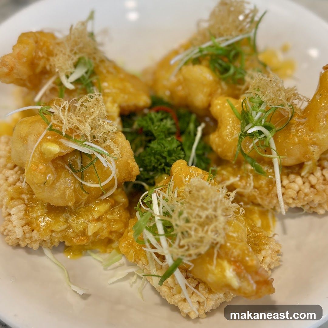 Crispy Shrimp with Orange Sauce