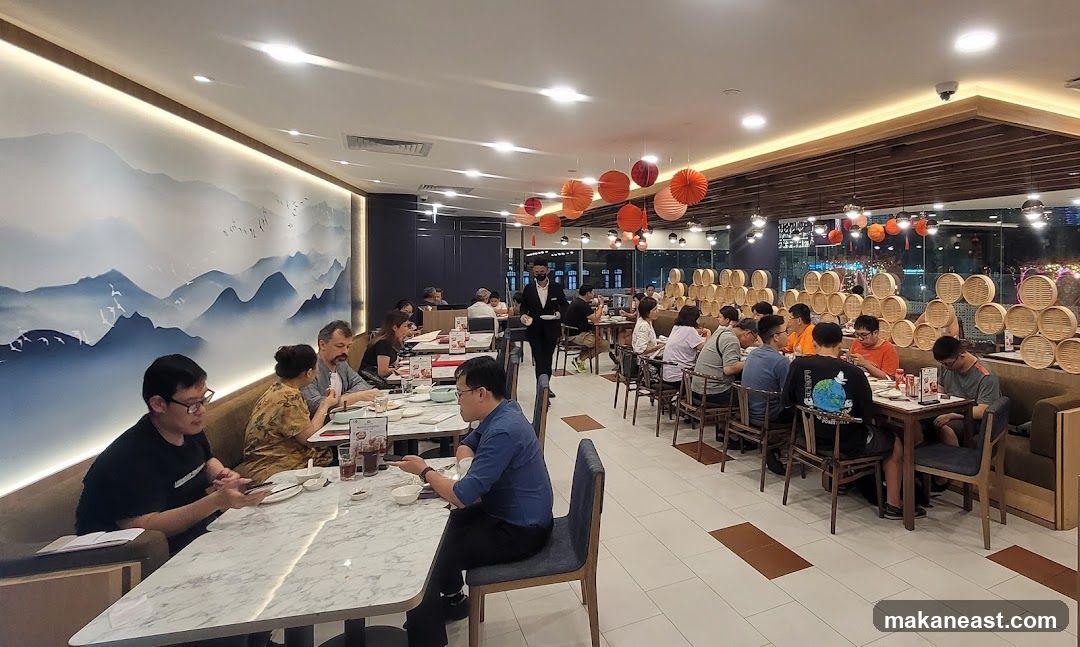 Restaurant Interior with Diners