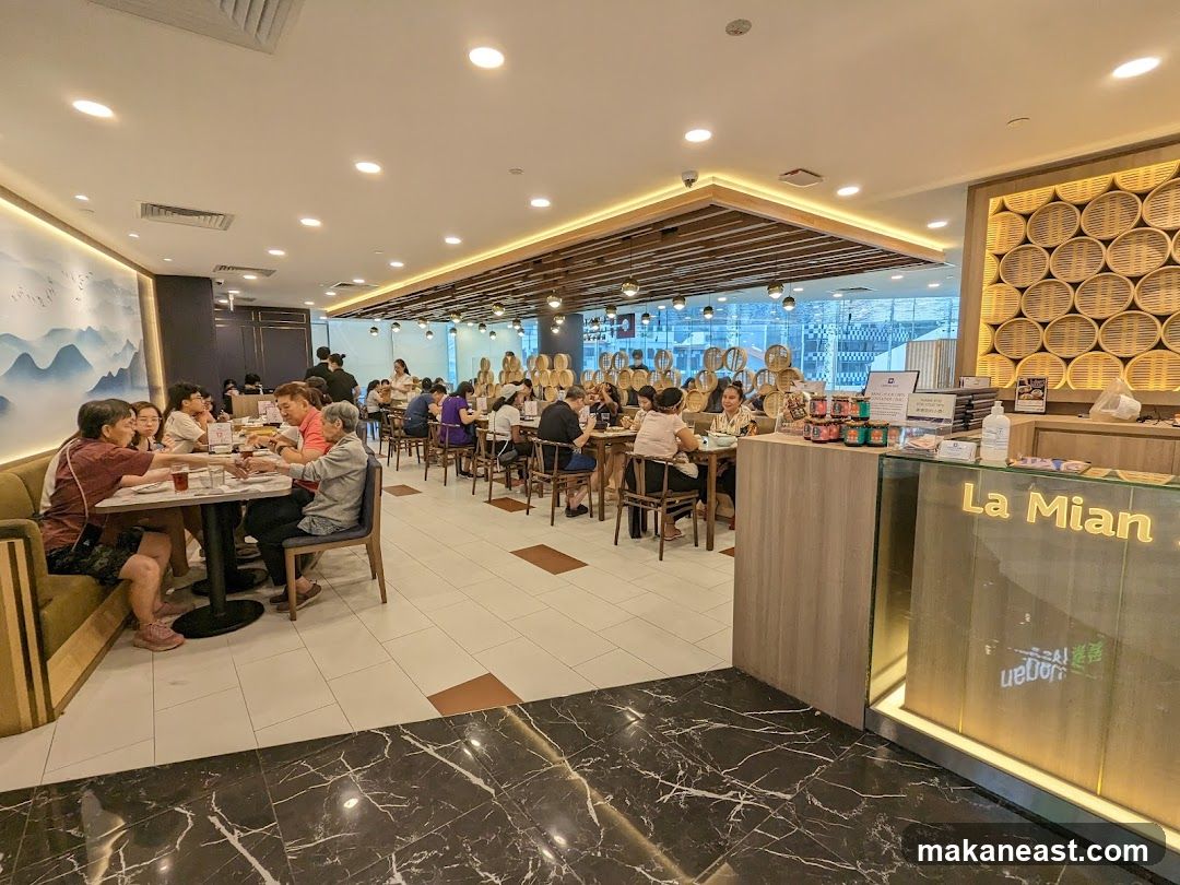 Restaurant Interior with Diners