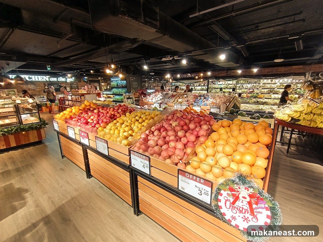 Grocery Store Produce Section
