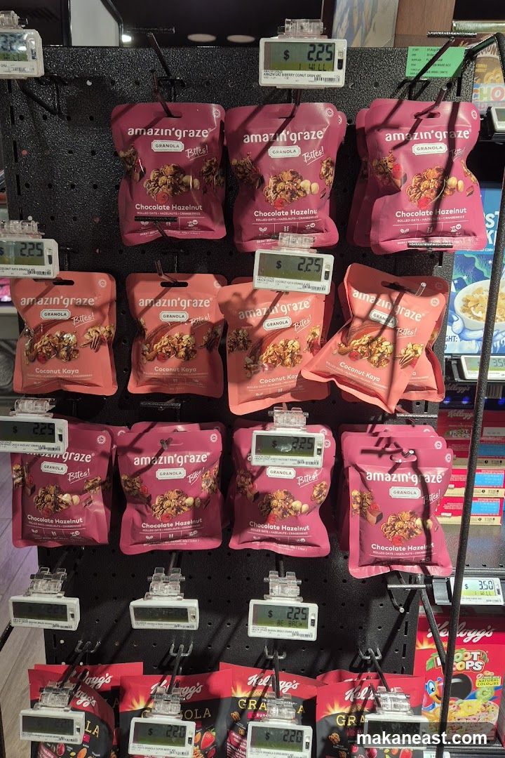 Granola Bites Display