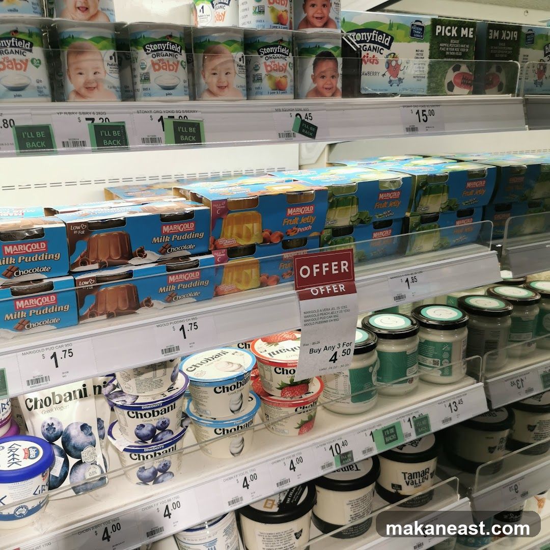 Supermarket Dairy Aisle