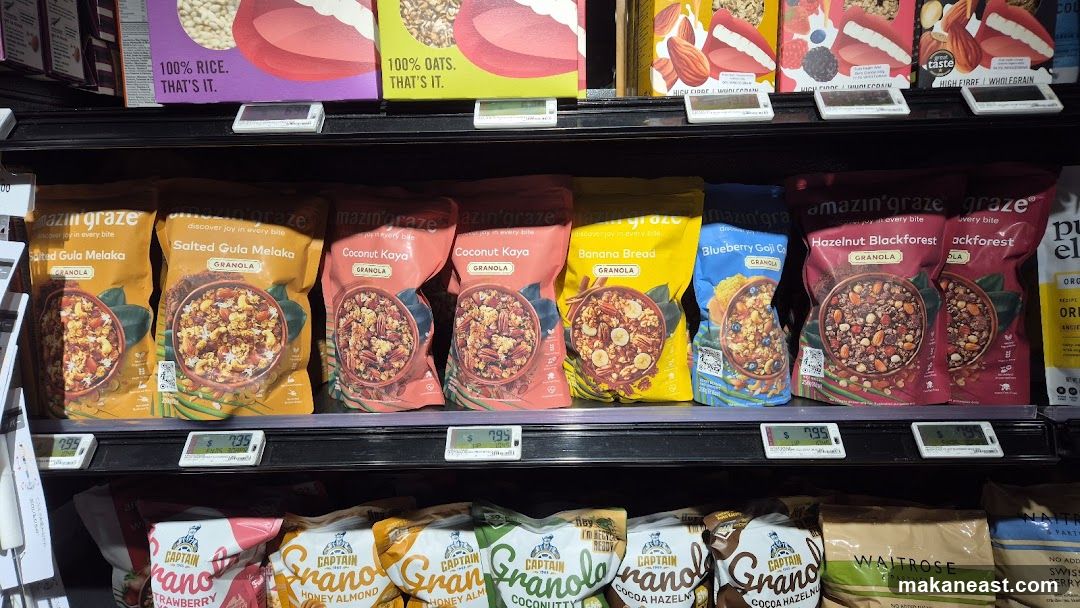 Granola Products on Shelf