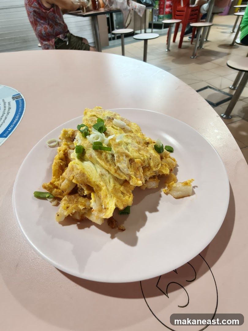Fried Egg Dish with Scallions
