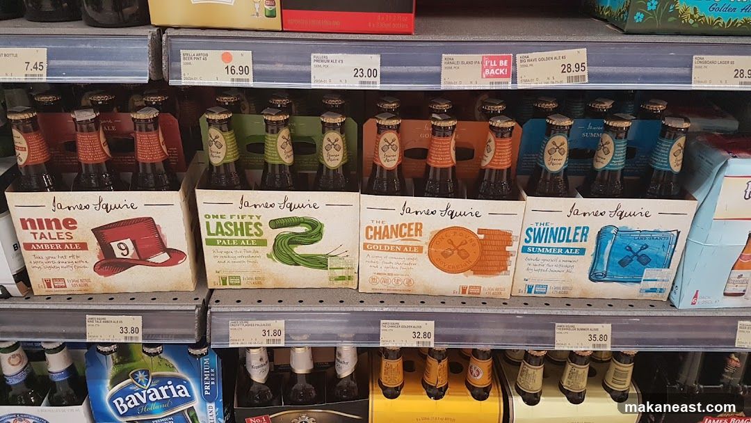 James Squire Beer Selection